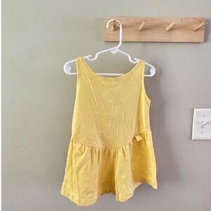 Vtg butter yellow romper